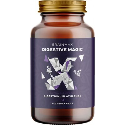 BrainMax Digestive Magic, Trávicí Enzymy 100 kapslí – Hledejceny.cz