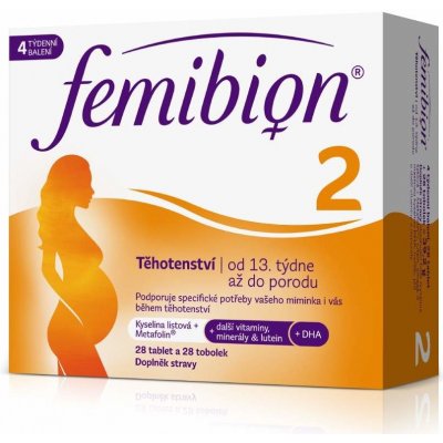 Femibion 2 Těhotenství 28 tablet + 28 kapslí 56 tablet – Sleviste.cz