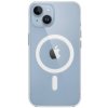 Pouzdro a kryt na mobilní telefon Atonyx silikonový kryt s podporou MagSafe pro Apple iPhone 14 Transparentní 435
