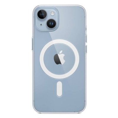 Atonyx silikonový kryt s podporou MagSafe pro Apple iPhone 14 Transparentní 435 – Zboží Mobilmania