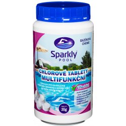 Sparkly POOL Chlorové tablety 5v1 multifunkční 20g 1 kg