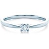 Prsteny Savicki zásnubní prsten bílé zlato diamant RS0123 B
