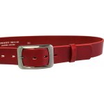 Penny Belts dámský kožený opasek 16293 červený – Zboží Dáma