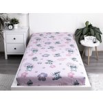 Jerry Fabrics Prostěradlo Lilo and Stitch Pink 90x200x25 – Hledejceny.cz