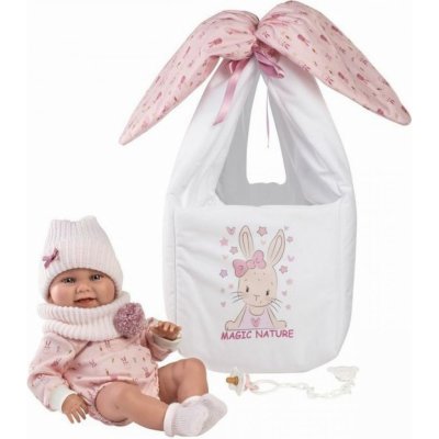 Llorens 73902 NEW BORN HOLČIČKA realistická miminko s celovinylovým tělem 40 cm – Zbozi.Blesk.cz