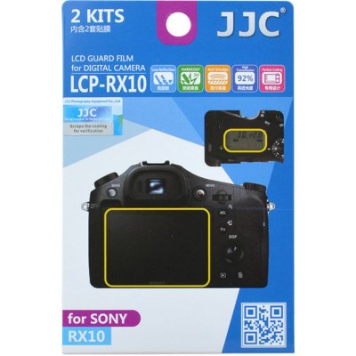 JJC LCP-RX10 ochranná fólie LCD pro SONY Cyber-shot RX10 III,RX10 II – Zboží Mobilmania