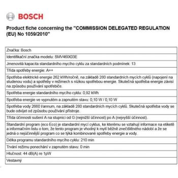 Bosch SMV 46IX03
