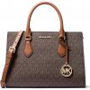 Kabelka Michael Kors Sheila Medium Logo Satchel Brown