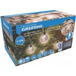 Grundig Grundig LED Stmívatelný solární řetěz 50xLED 8 funkcí 9,35m teplá bílá + DO P6275 – Sleviste.cz