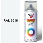 Schuller Eh'klar Prisma Color 91310 RAL 9016 Sprej bílý lesklý 400 ml, odstín barva dopravní bílá – HobbyKompas.cz