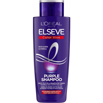 L'Oréal Paris Elseve Color-Vive Purple Shampoo neutralizační šampon na vlasy 200 ml