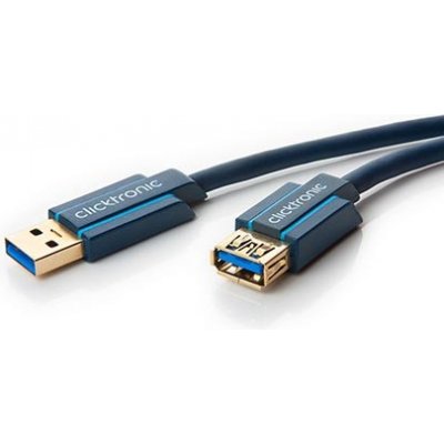 Clicktronic 11.90.1350 USB 3.0, USB3.0 A(M) - USB3.0 A(F), 1,8m – Zboží Mobilmania