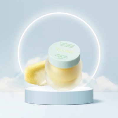 TOCOBO Lemon Sugar Scrub Lip Mask Cukrový peeling na rty s citrusy 20 ml – Sleviste.cz