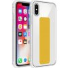 Pouzdro a kryt na mobilní telefon Apple Cadorabo Ochranné pouzdro pro Apple iPhone X / XS Case ve žlutém pouzdře TPU Silikonové pouzdro Cover Stand Function