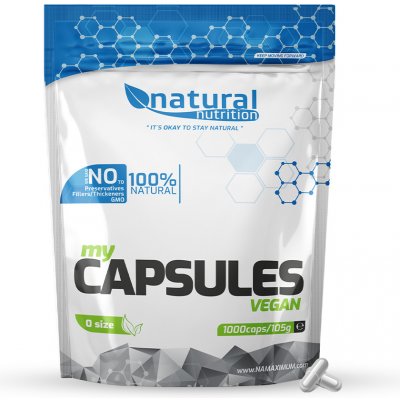 Natural Nutrition Veganské Kapsle 1000 kapslí – Hledejceny.cz