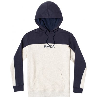 RVCA BALI CLR BLK SNOW MARLE mikiny přes hlavu