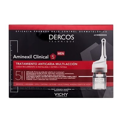 Vichy Dercos Aminexil Clinical 5 muži 42 x 6 ml – Zboží Mobilmania