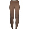 Jezdecké kalhoty Equestrian Stockholm Legíny Compression Champagne s gripem na kolenou dámské beige