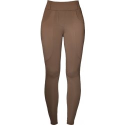 Equestrian Stockholm Legíny Compression Champagne s gripem na kolenou dámské beige