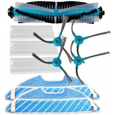 NipponCEC CE1501H Symbo Laserbot 650, xBot 5, Lauben 52BB, 26BB kartáče a hepa filtry a mopovací textilie 10 ks – Hledejceny.cz