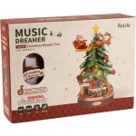 RoboTime 3D dřevěná skládačka hrací skříňky Vánoční stromeček – Hledejceny.cz