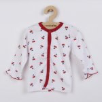New Baby kojenecký bavlněný kabátek Cherry červená – Zboží Mobilmania