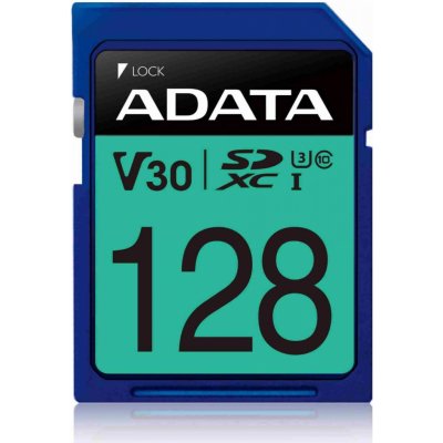 ADATA SDXC 128 GB UHS-I U3 ASDX128GUI3V30S-R – Zboží Mobilmania