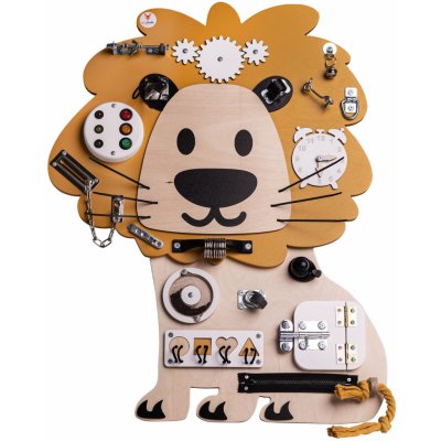 Foxy Family Activity Board Lev Se stojanem – Hledejceny.cz