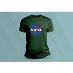 Sandratex dětské bavlněné tričko Nasa 2. lahvově zelená – Sleviste.cz