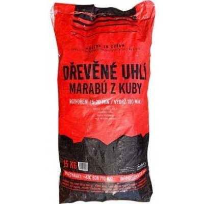 Marabú z Kuby dřevěné uhlí 15 kg – Zboží Dáma