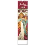 nástěnný Alfons Mucha 12 x 48 cm 2026 – Zboží Mobilmania