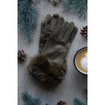 Prstové rukavice Marsy krémová – Zboží Mobilmania