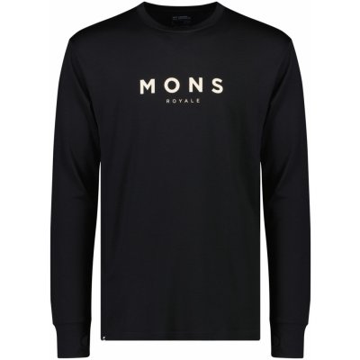 Mons Royale merino triko YOTEI CLASSIC LS black