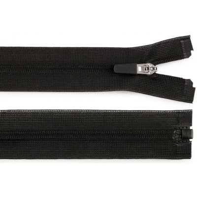 Spirálový zip skrytý dělitelný No 3 délka 55 cm, střední, 322 černá – Hledejceny.cz