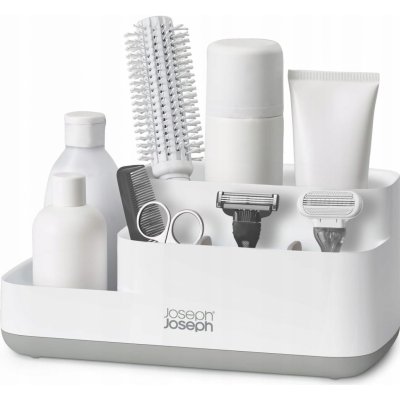 JOSEPH Koupelnový stojánek EasyStore Caddy 70513 bílý/šedý – Zboží Dáma