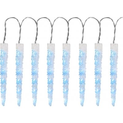 MagicHome Reťaz Icicle 65 LED ľadovo modrá 8 funkcií 230 V 50 Hz IP44 exteriér L-2,70 – Hledejceny.cz