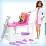 Barbie KLINIKA 1. POMOCI S DOKTORKOU HERNÍ SET – Zboží Mobilmania