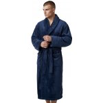 F2F pánský modrý mikroplyšový župan – Sleviste.cz