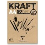 Clairefontaine Skicák Kraft 120g m2 50 listů A4 – Sleviste.cz