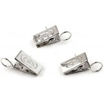 Žabky na záclony kovové - nikl (20 ks) – Zboží Dáma