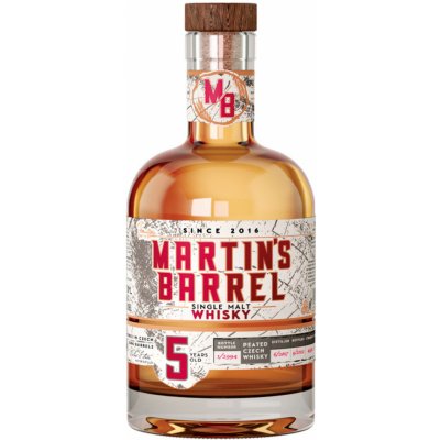 Martins Barrel 5yo 2022 43,3% 0,7 l (holá láhev) – Hledejceny.cz