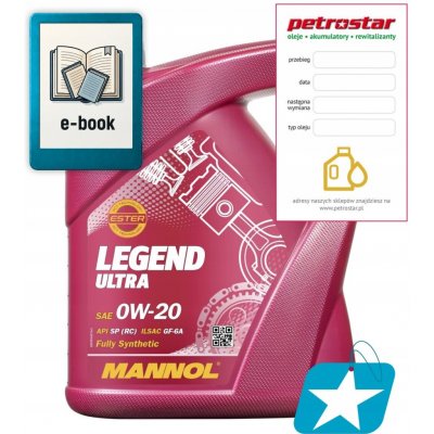 Mannol Legend Ultra 0W-20 4 l – Hledejceny.cz