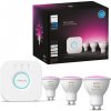 Žárovka Philips Základní sada Philips Hue WACA 3xGU10/5,7W 2000-6500K + zařízení k propojení P5920