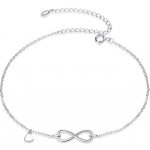 Grace Silver Jewellery stříbrný Infinity Love nekonečno NR-SCT019 stříbrná