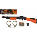 Teddies sada pistole+pouta+náboje na přísavky plast 50 cm na kartě – Sleviste.cz