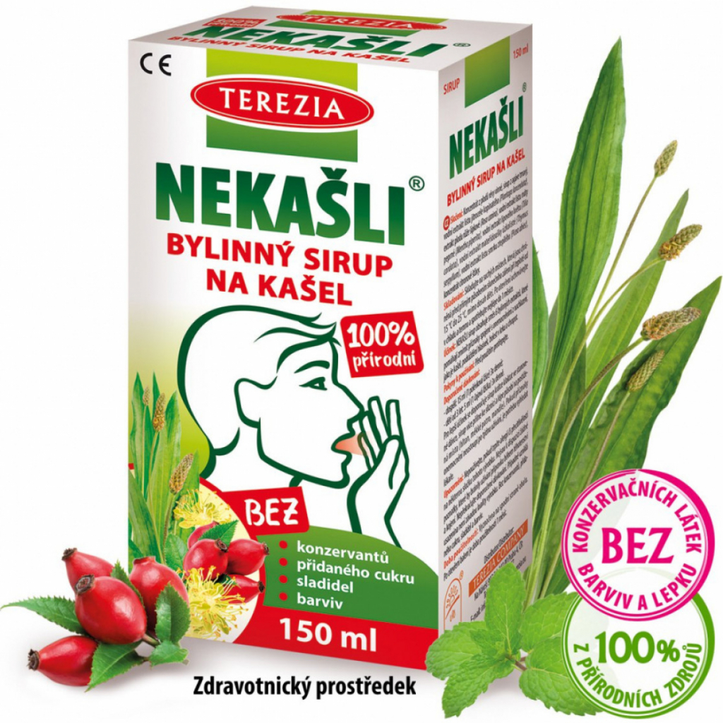 Terezia Company Nekašli přírodní bylinný sirup 150 ml