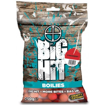 Crafty Catcher boilies Big Hit 250 g 15 mm Wild Strawberry