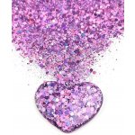 Holografické glitrové třpytky do pryskyřice 10g fialové – Zboží Dáma