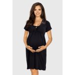 Lupoline mateřská kojicí košilka Sharon černá – Zboží Dáma