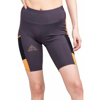 Craft W Kalhoty PRO Trail Short Tights tmavě šedá